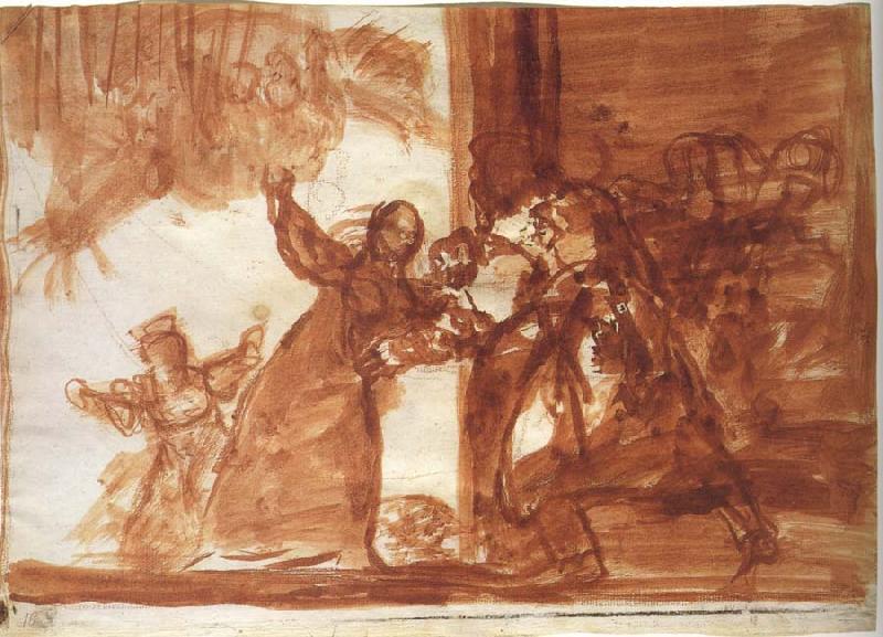 Francisco Goya Drawing for Poor folly Germany oil painting art